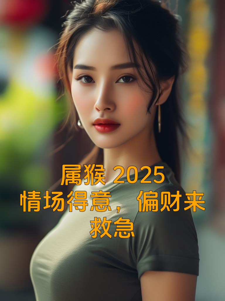 属猴2025：情场得意，偏财来救急