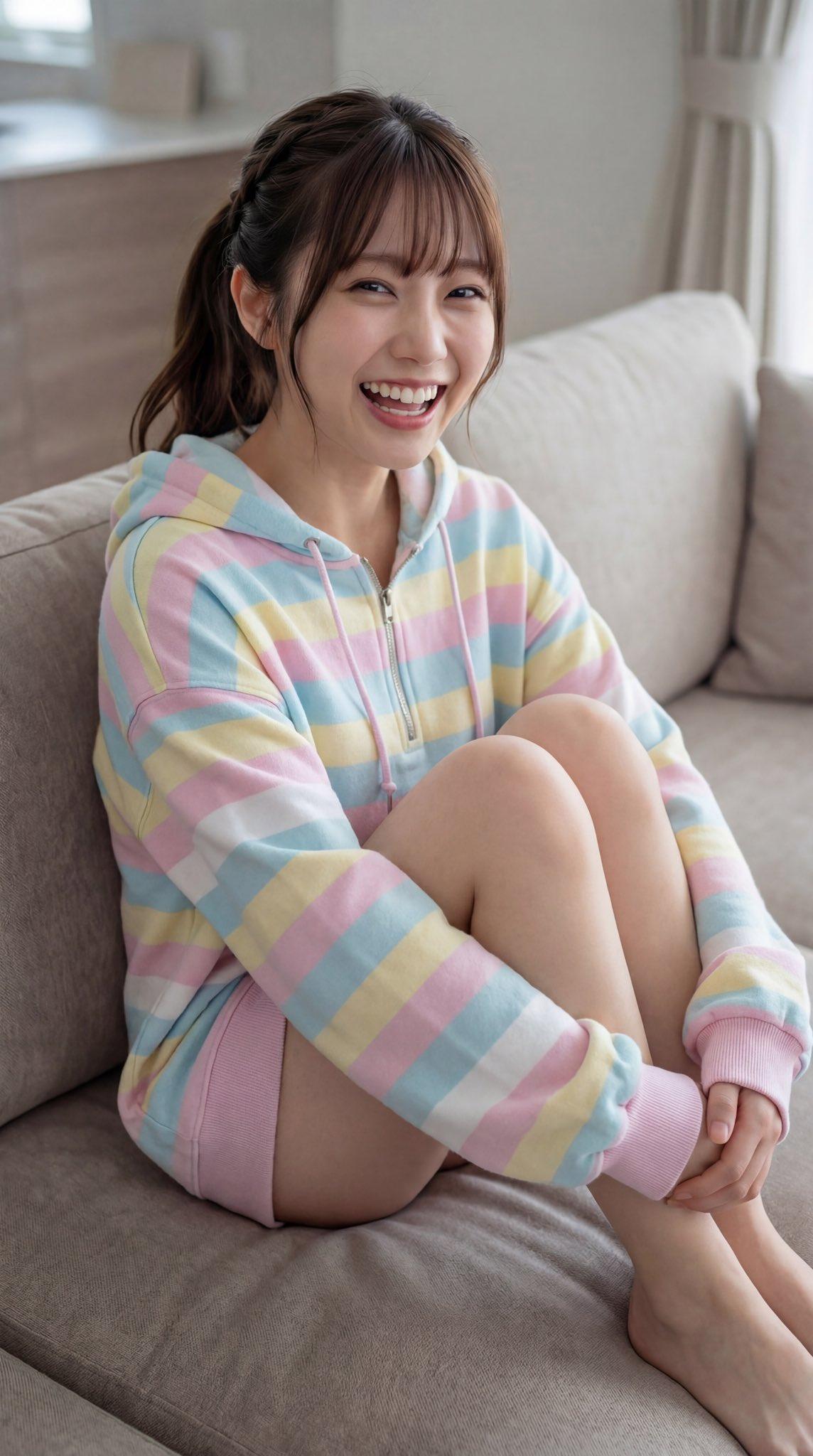 笑语盈盈，春光满面。