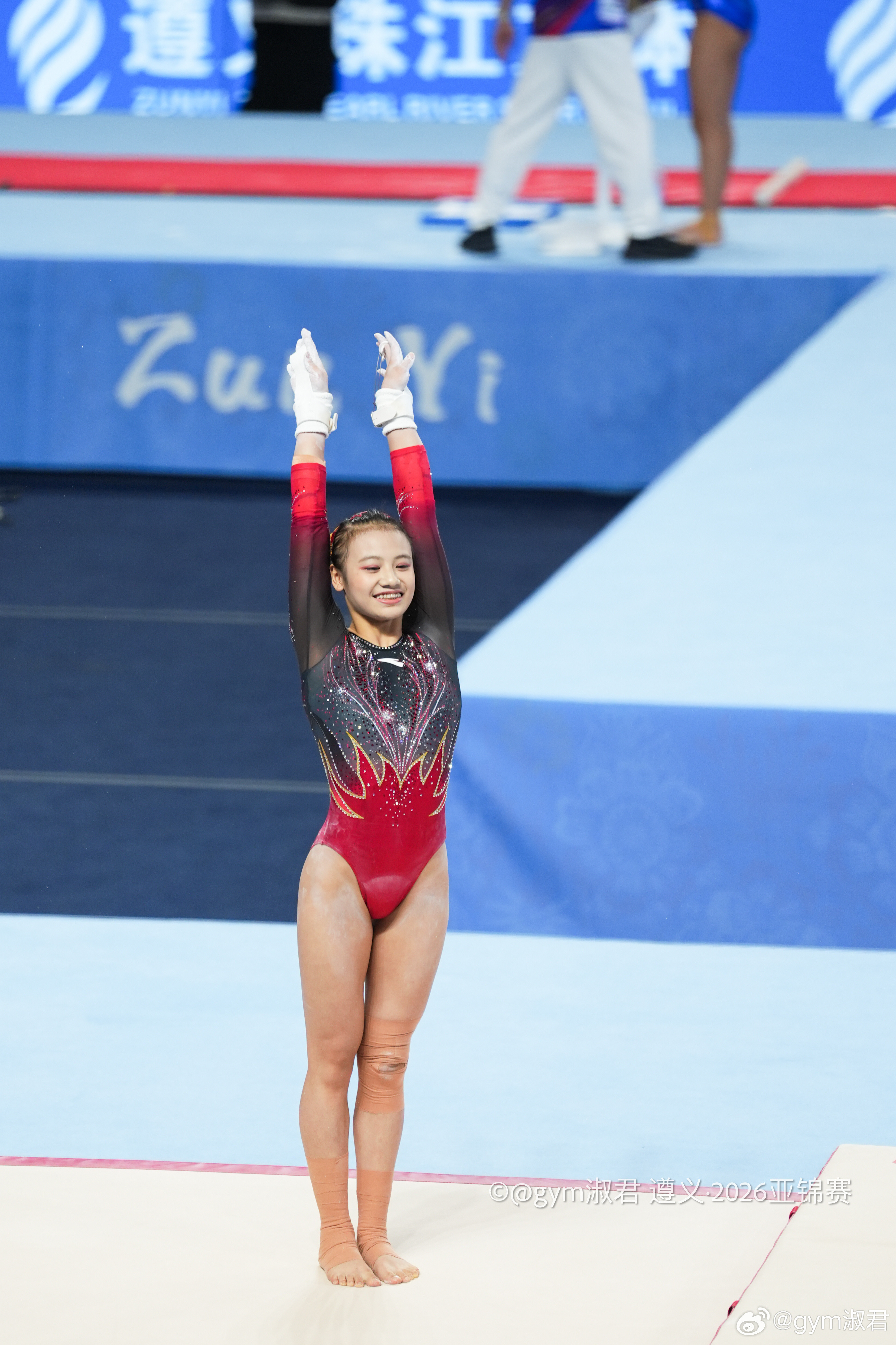体操亚锦赛邱祺缘高低杠金牌🥇遵义·遵义市奥林匹克体育中心体育场