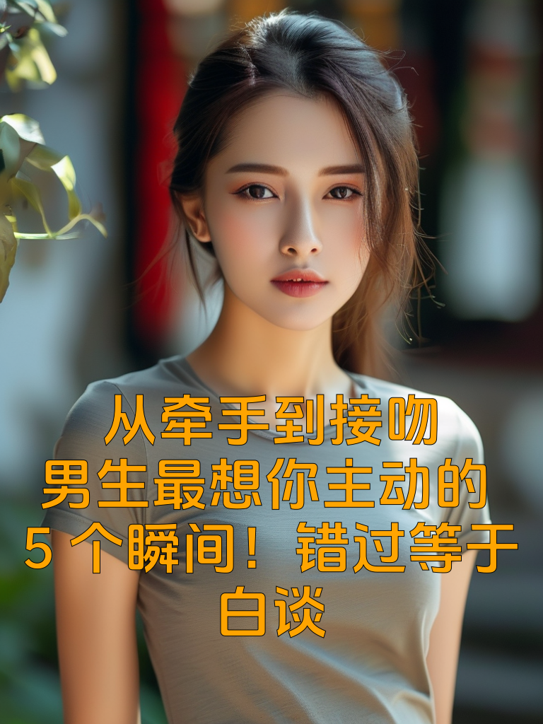 从牵手到接吻，男生最想你主动的5个瞬间！错过等于白谈