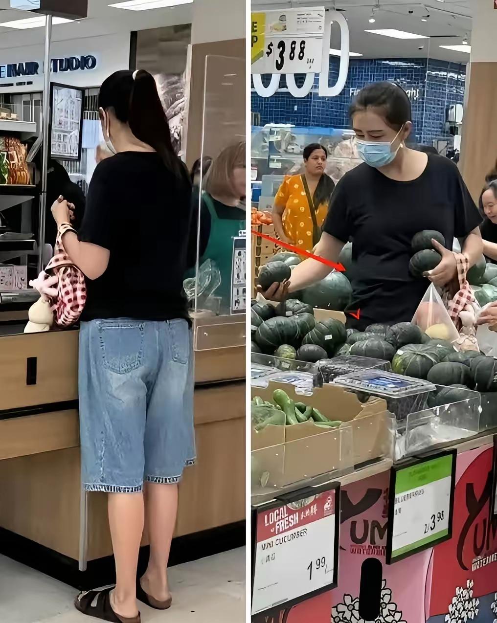虽然带了口罩，但是眉眼间的轮廓还是能看的出来是谁，七八十年代香港女神王祖贤。我