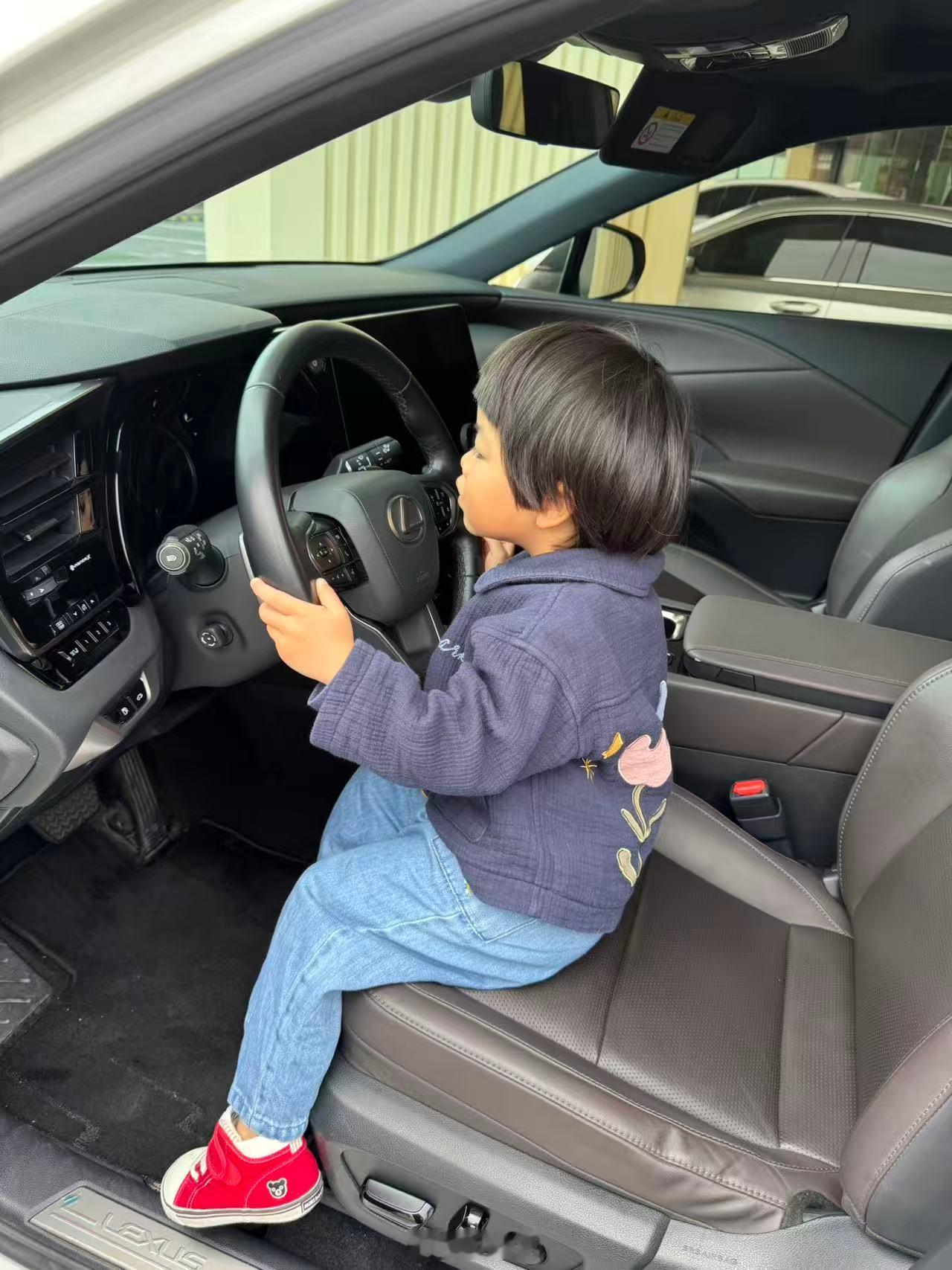 中午的小素带出去一上午，就拍了这两张照片