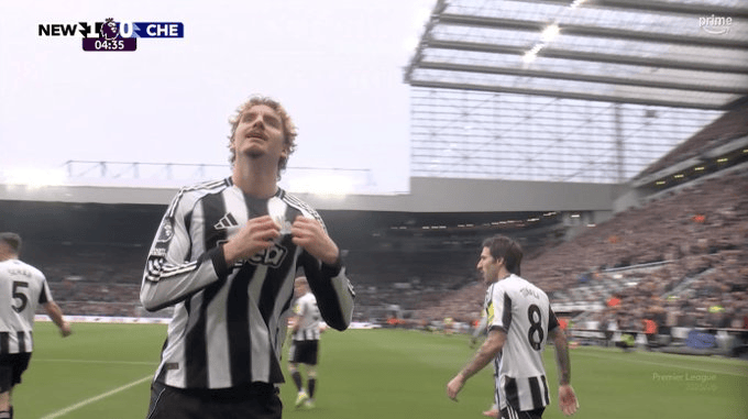 沃尔特马德: 上周德比进乌龙后还肯支持我, 很感谢纽卡球迷