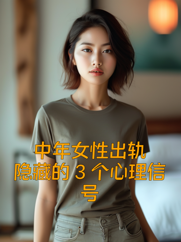 中年女性出轨，隐藏的3个心理信号