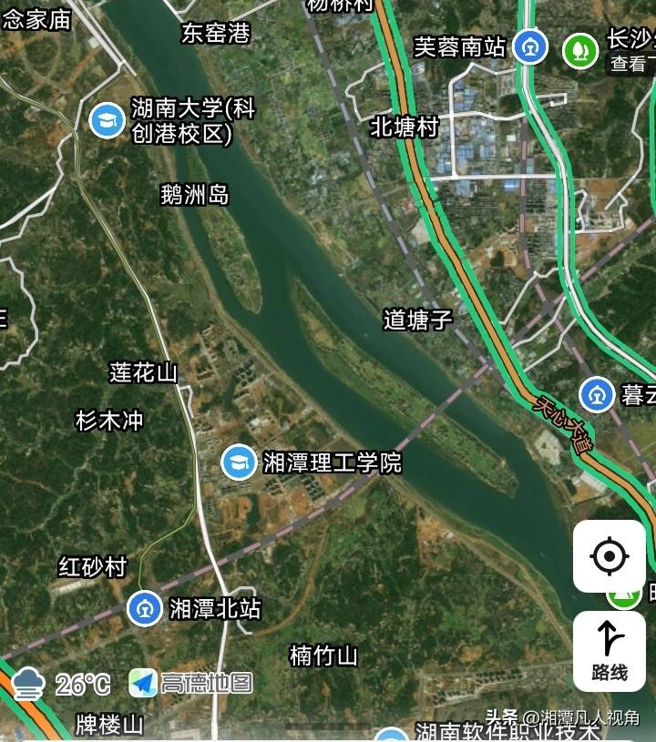湘潭的下一个十年，一定是在湘江科学城湘潭片区。因为这里的区位条件好，紧临省会长