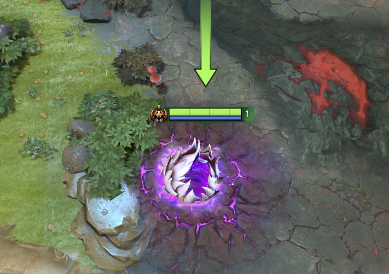 小强的新套装，A杖效果是地上一个花苞，这个有点意思dota2​​​