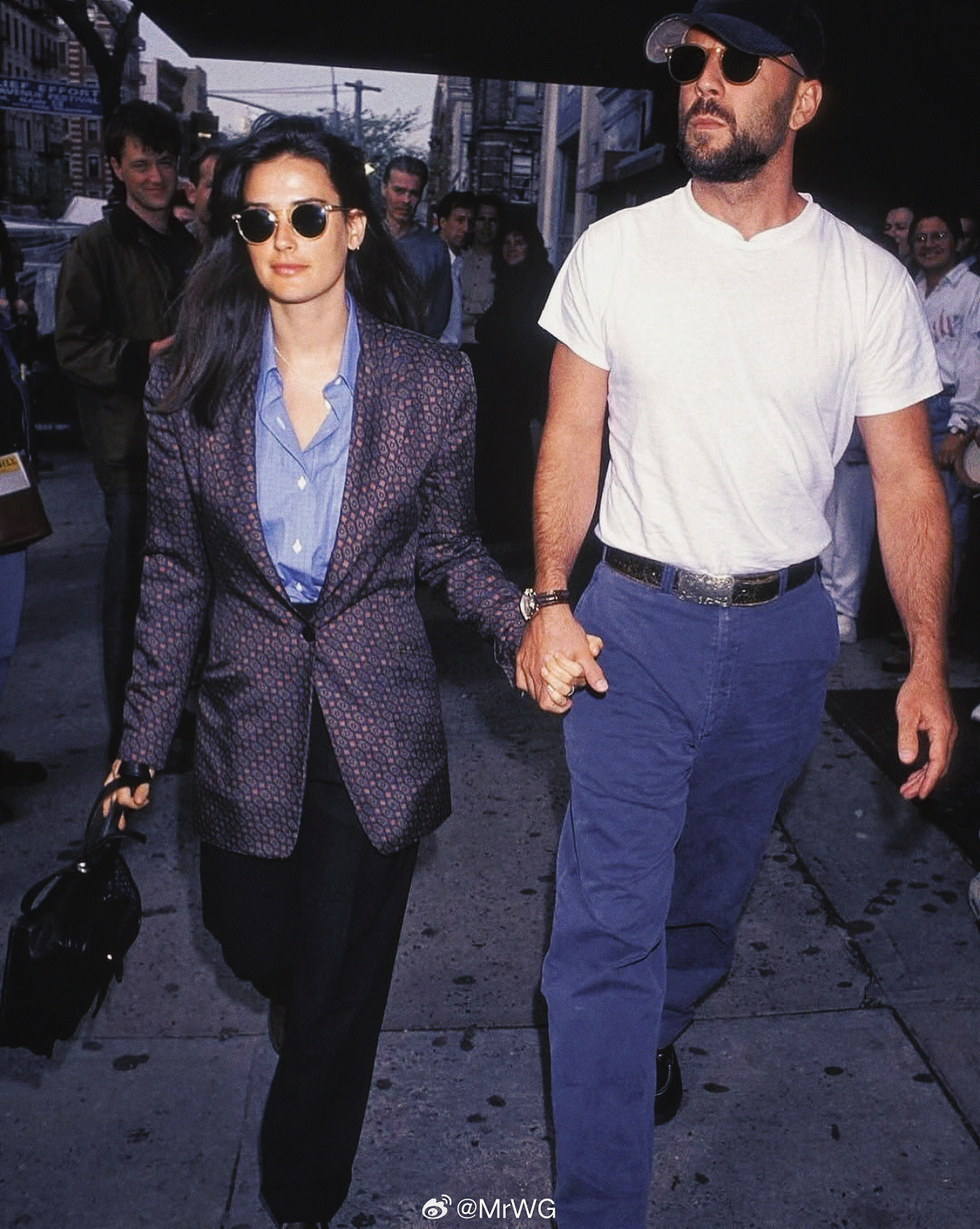 电影旧相簿子曾经的潮酷伉俪，90年代的布鲁斯·威利斯，和黛米·摩尔黛米摩尔?