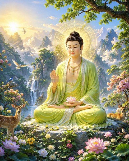 南眸偶弥陀佛，菩萨保佑，你所有的不顺利都会烟消云散，接下来你会翻身的，走春困境的