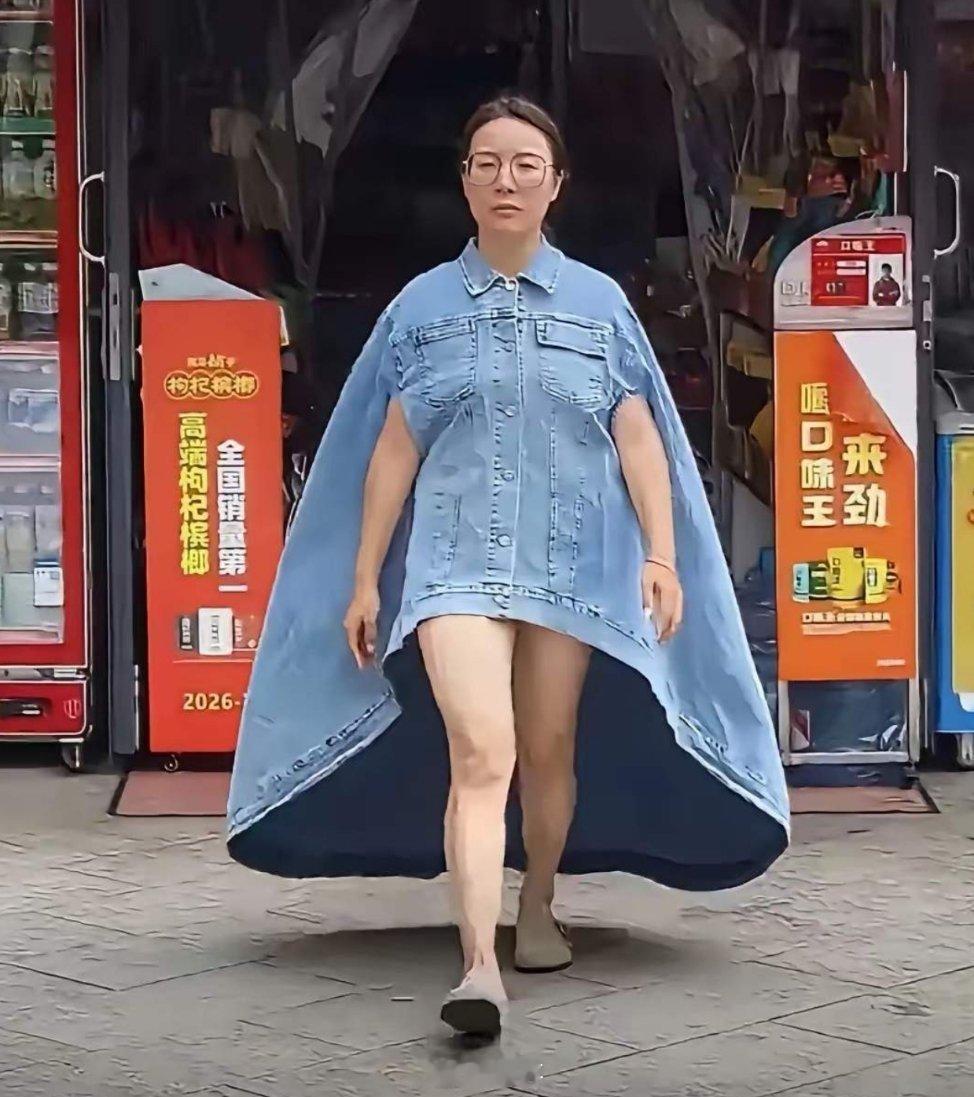 真是一个敢设计，一个敢穿。穿这样的衣服出门，真的不会感到尴尬吗？[捂脸哭]