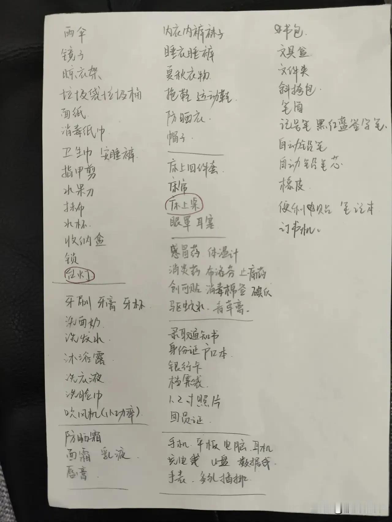 8月29日就要送闺女去大学报到啦，我和夫人提前订好了宾馆和高铁票，她也忙着给闺女