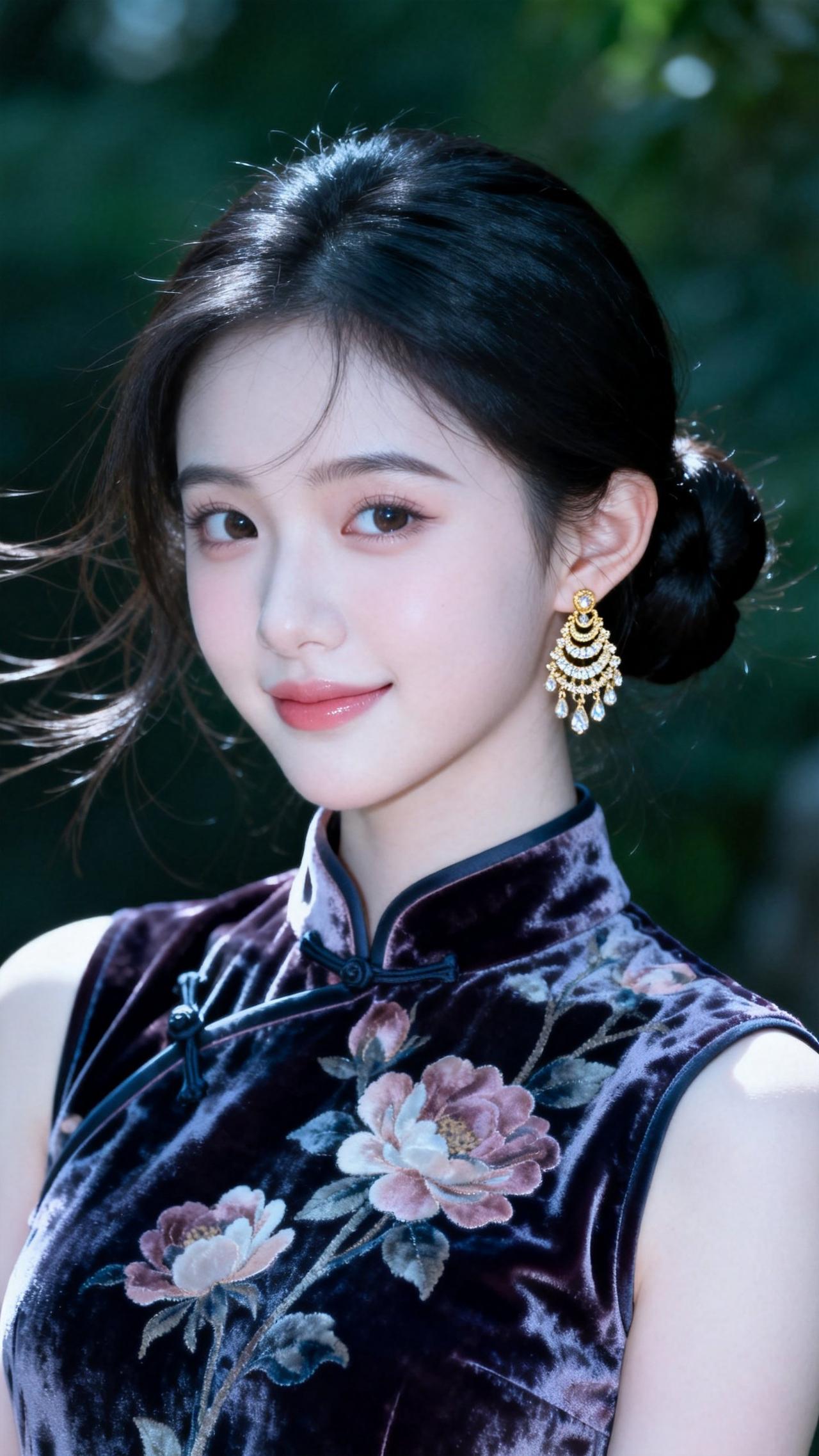 优雅东方美，花间少女梦旗袍对于东方女性有哪些魅力所在?今日分享随手拍照片减龄