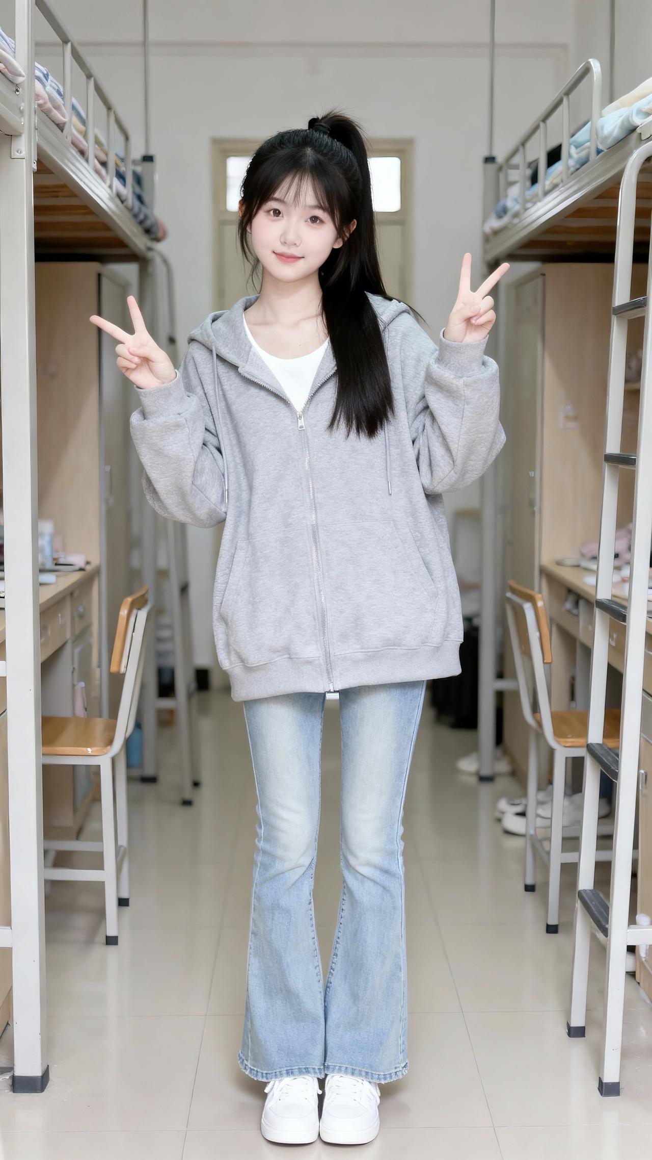 这也太好看了甜系女孩清纯甜美高颜值可爱甜妹