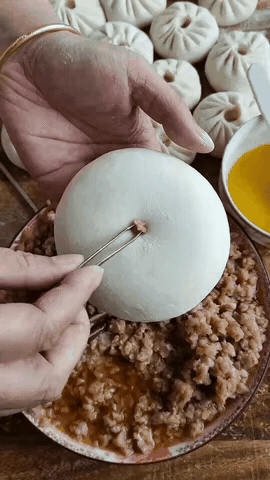 货真价实的包子，皮薄馅大