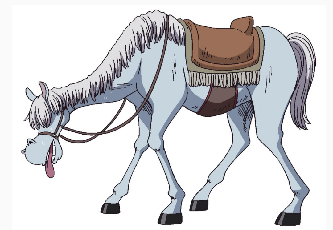 海贼王海贼王今天是毒Q的爱马-壮壮生日啦，动物系·马马果实·幻兽种·天马形态能