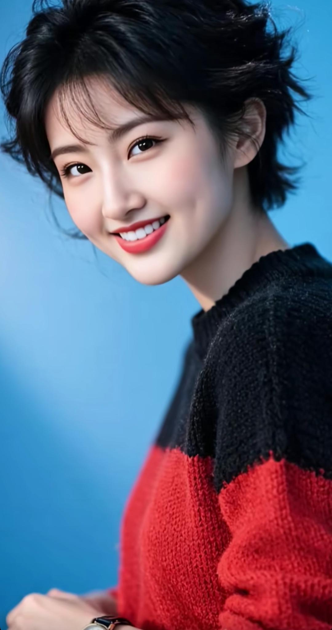 元气满满的一天，从微笑开始！高清美女美女人像群