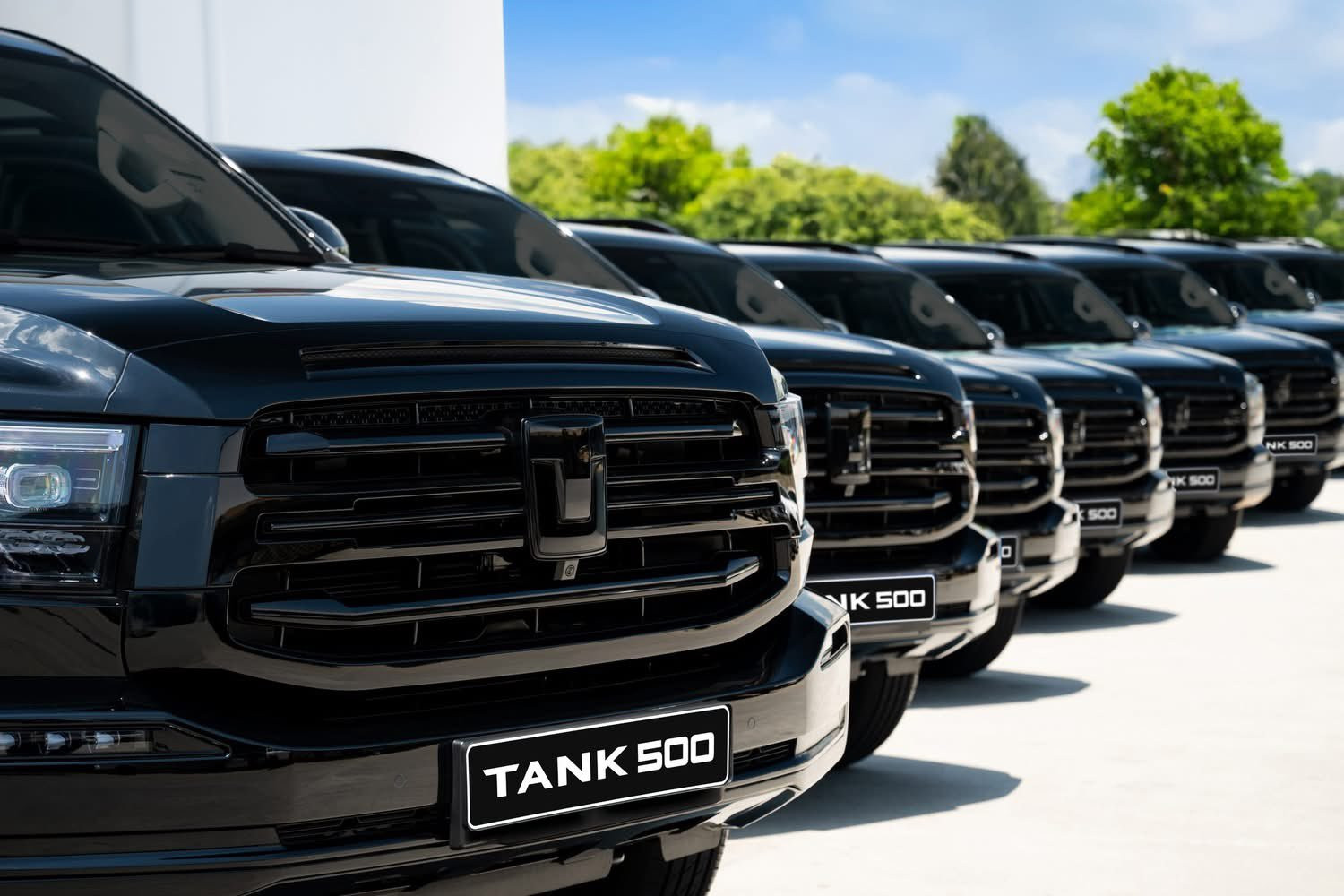 南非的G20峰会用车居然是坦克500，还全都是黑武士，这太帅了，之前就听说坦克系