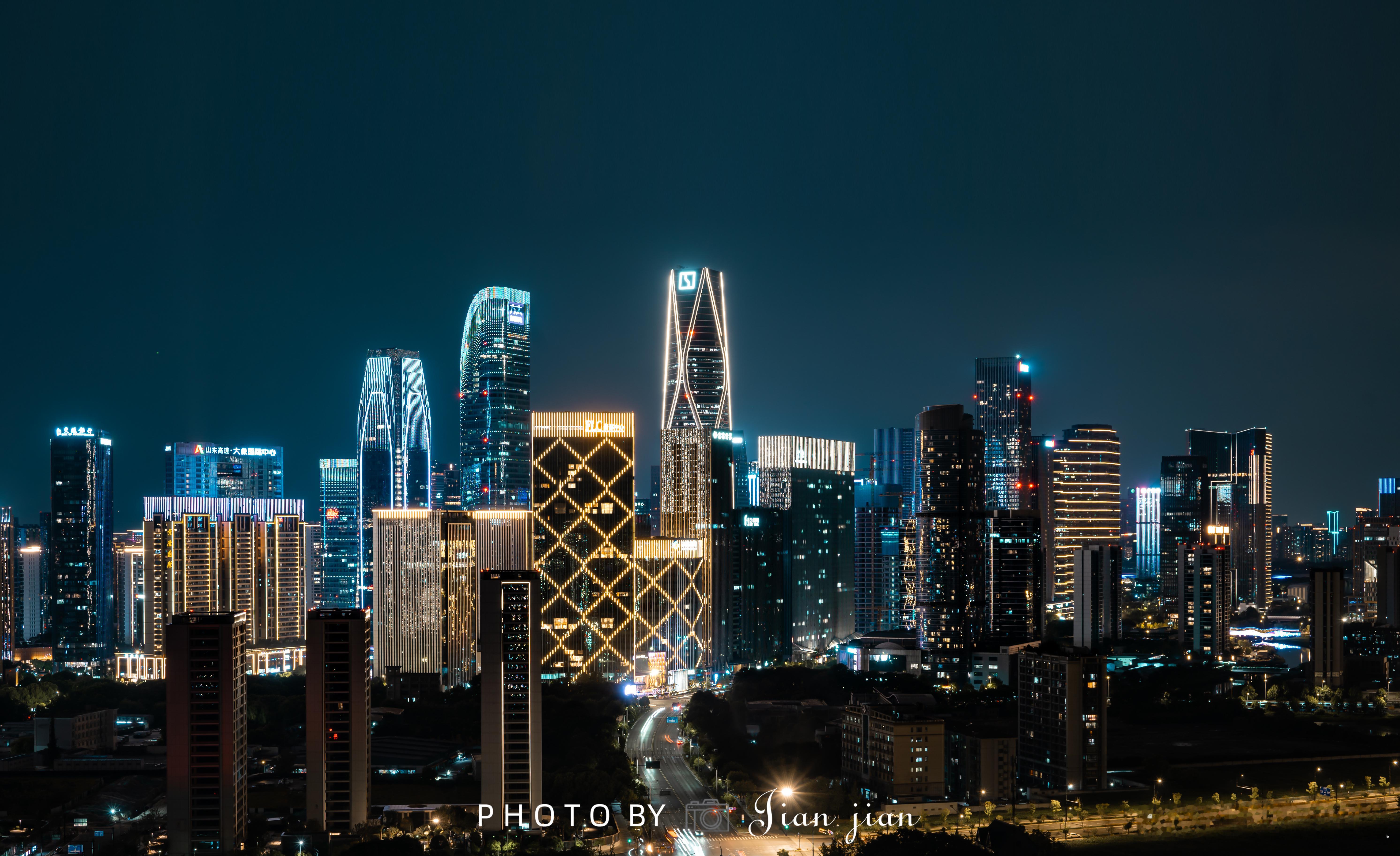 夜景是这座城市最动人的乐章健健的日常小生活微博摄影年​​​
