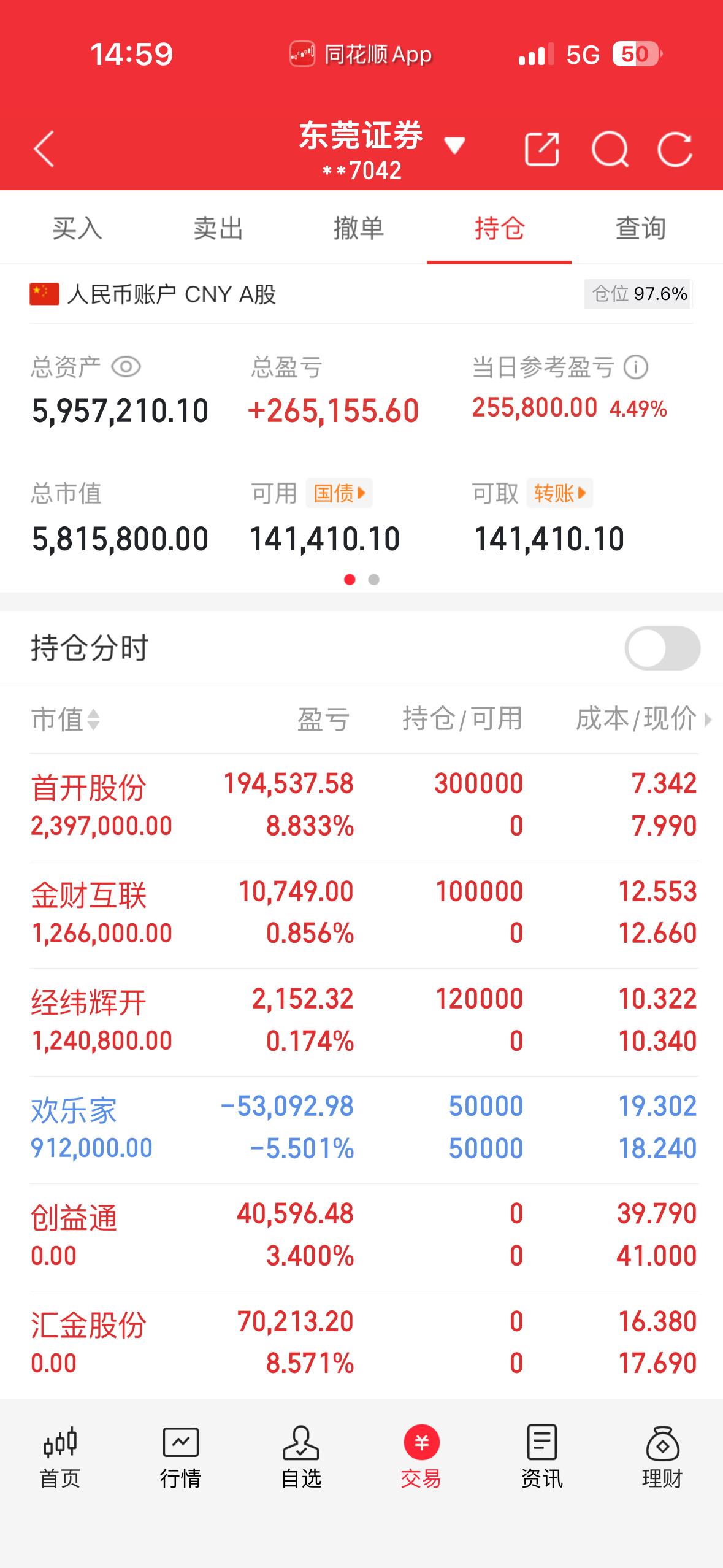 9.22实盘记录