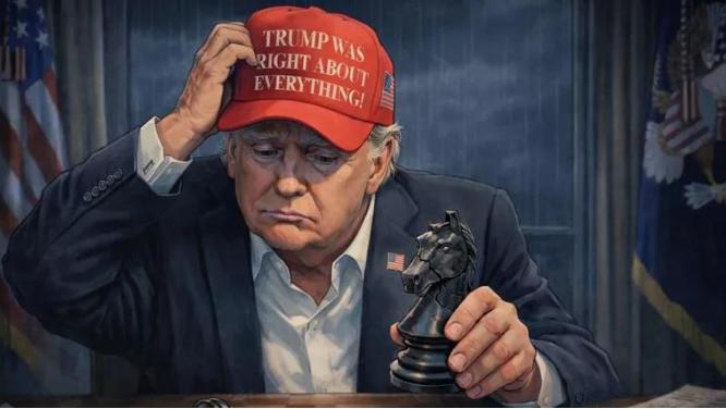 如今美国发生了一个很奇怪的事，明明特朗普这位美国总统前一段时间还在国际舞台上不断