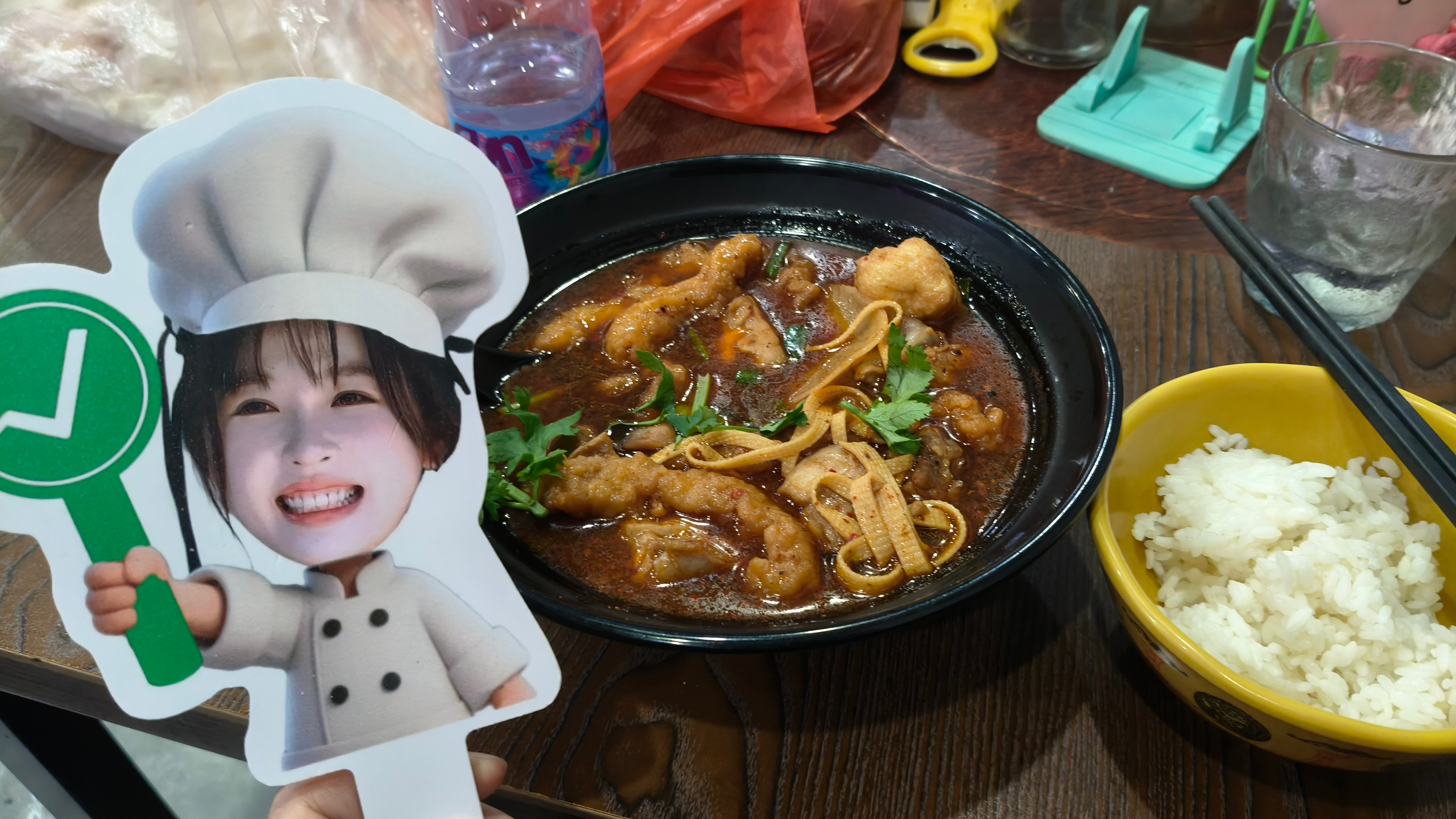 虞书欣晚饭ing