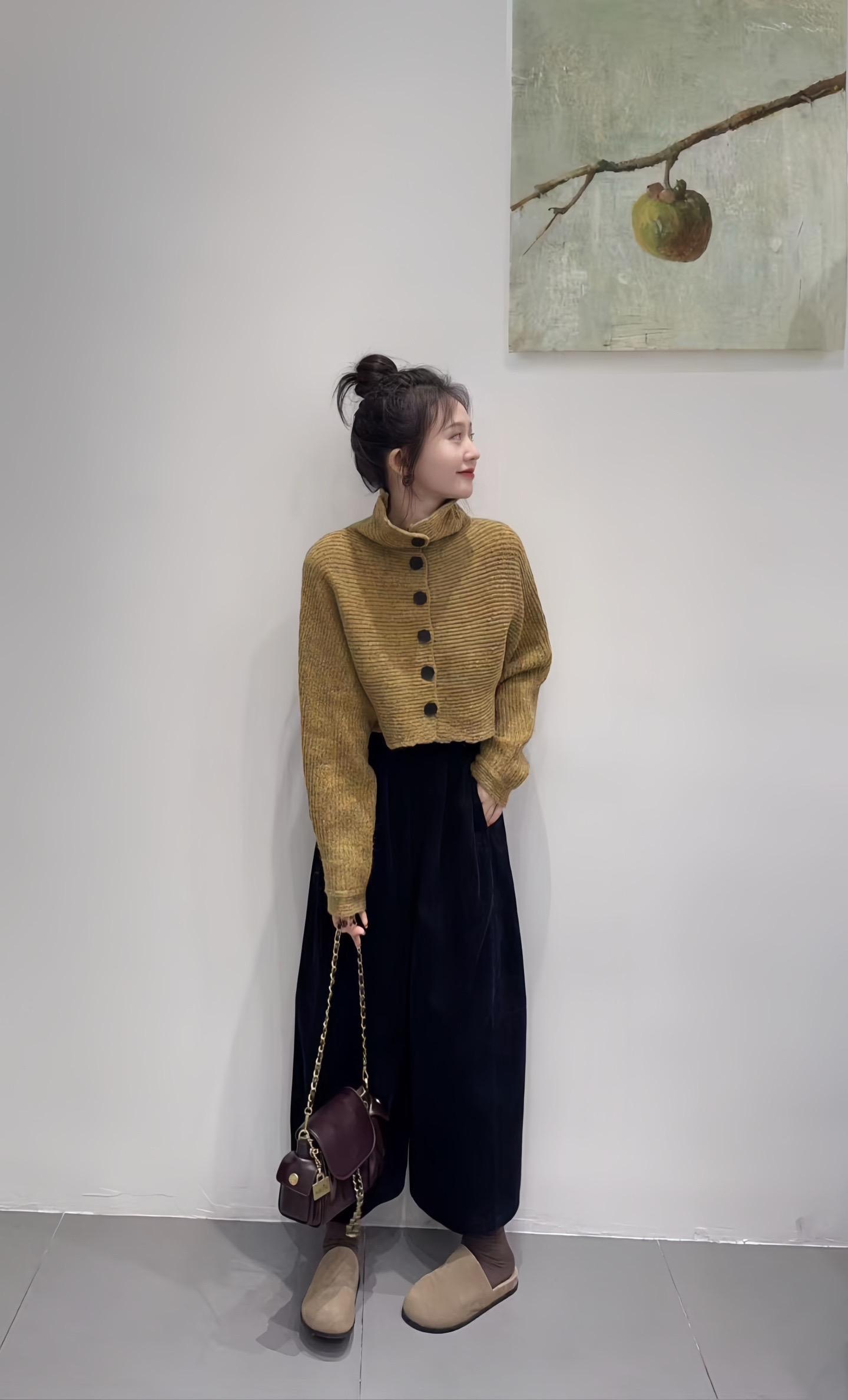 小个子秋冬穿搭 韩式穿搭 高级感穿搭 今日穿搭look 小个子显高显瘦穿搭