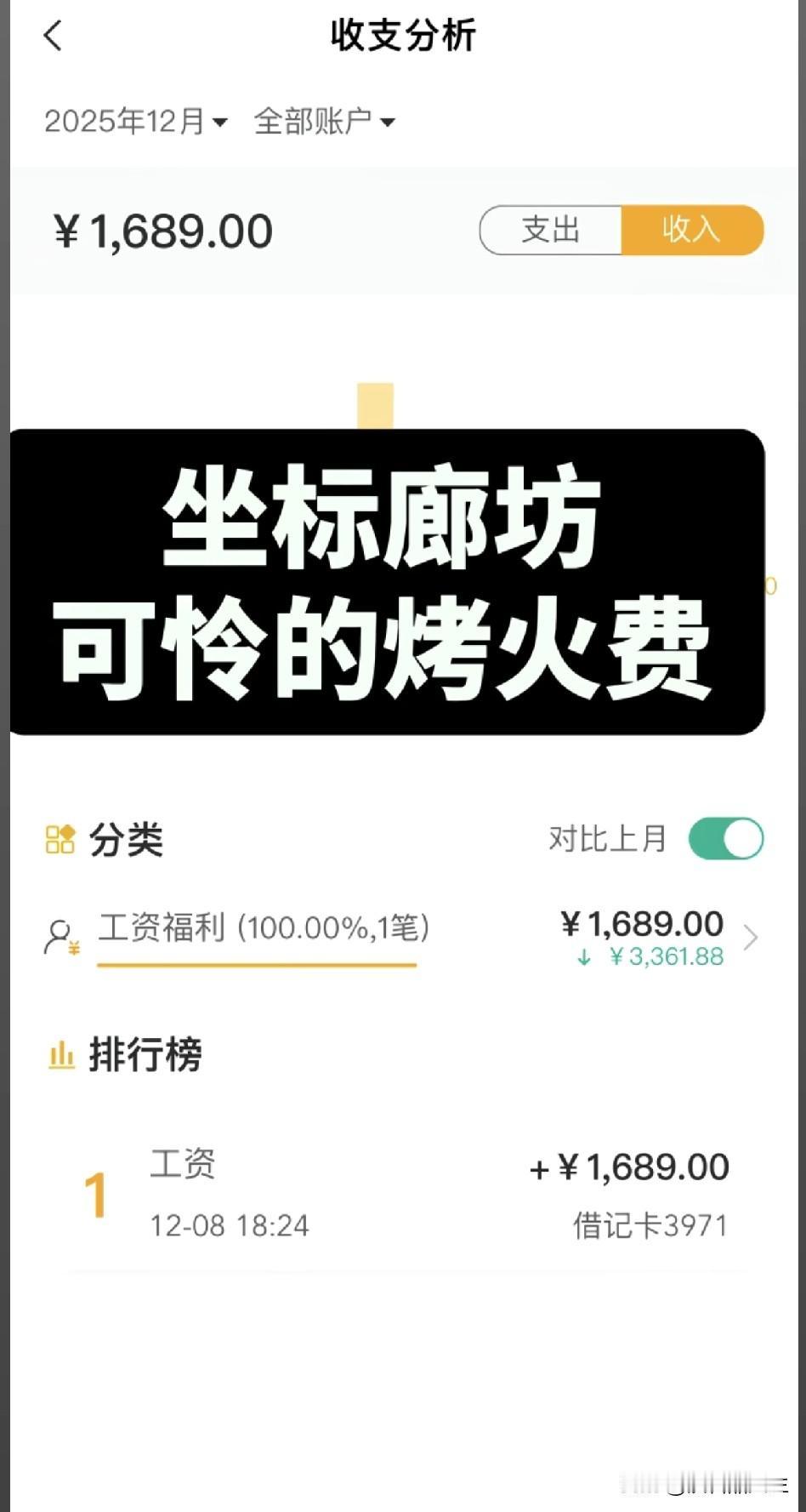 今年的烤火费终于发下来了，本来以为今年不发了，没想到12月份还是发了，虽然少了很