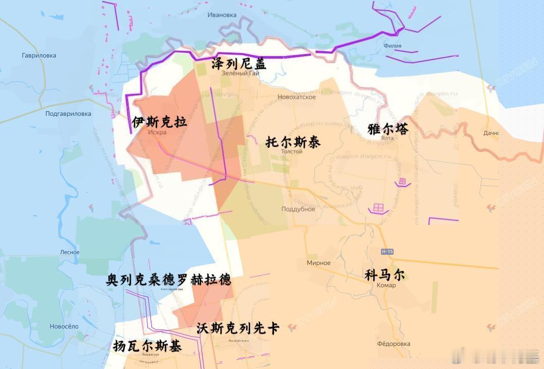 南顿只剩下奥列克桑德罗赫拉德以及新帕夫利夫卡东北的穆拉夫卡两个村没解放了，俄军基