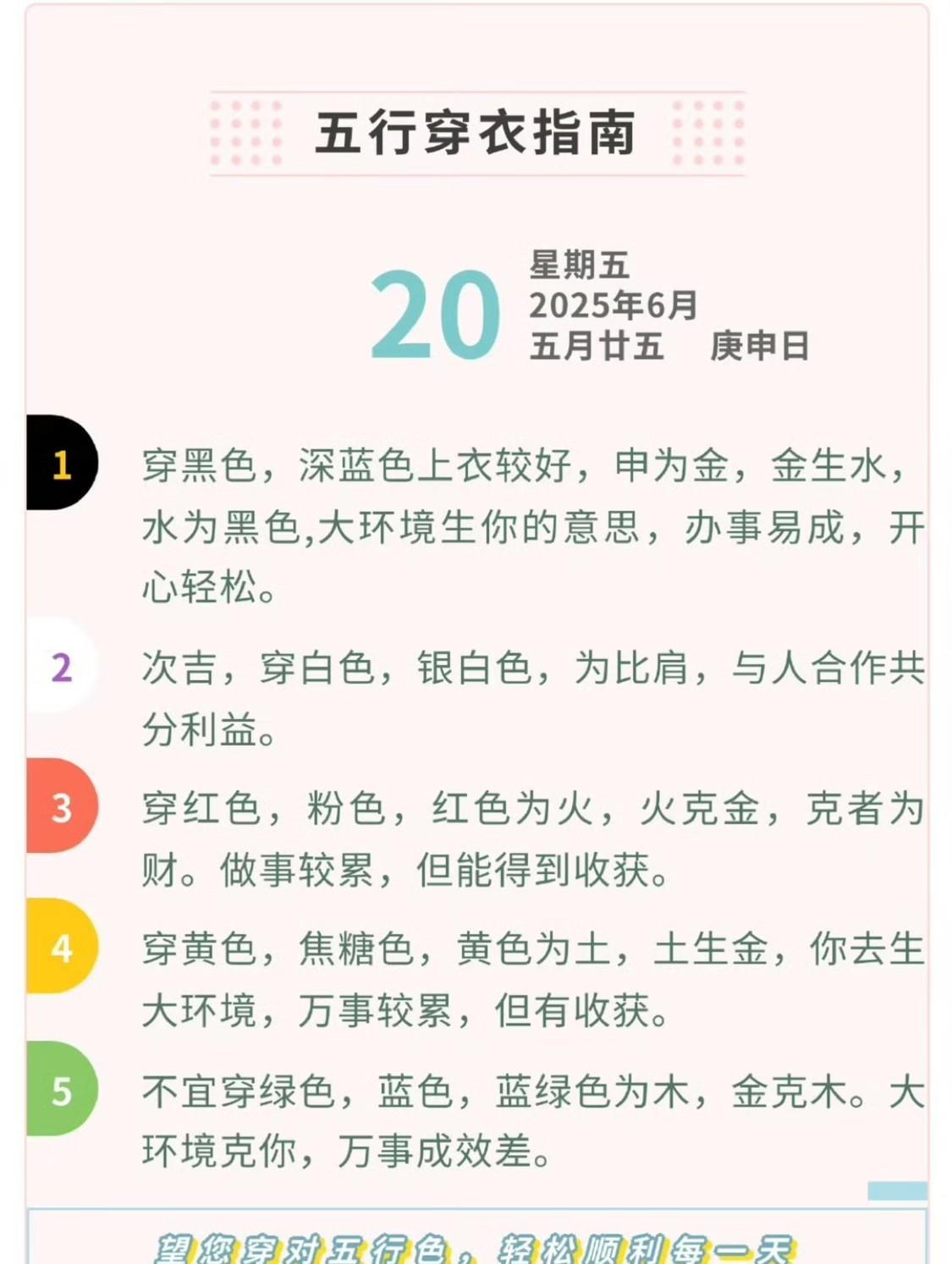 6月20日星期五农历五月廿五庚申日