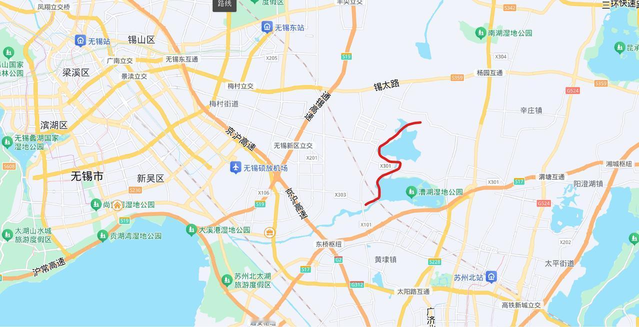 仅仅用了十年，苏州相城区就将无锡东大门锡山区拉开了距离！早在十年