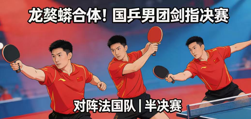 国乒男团半决赛迎战法国！凌晨2:30开打，王楚钦能否率队复仇？北京时间5月10