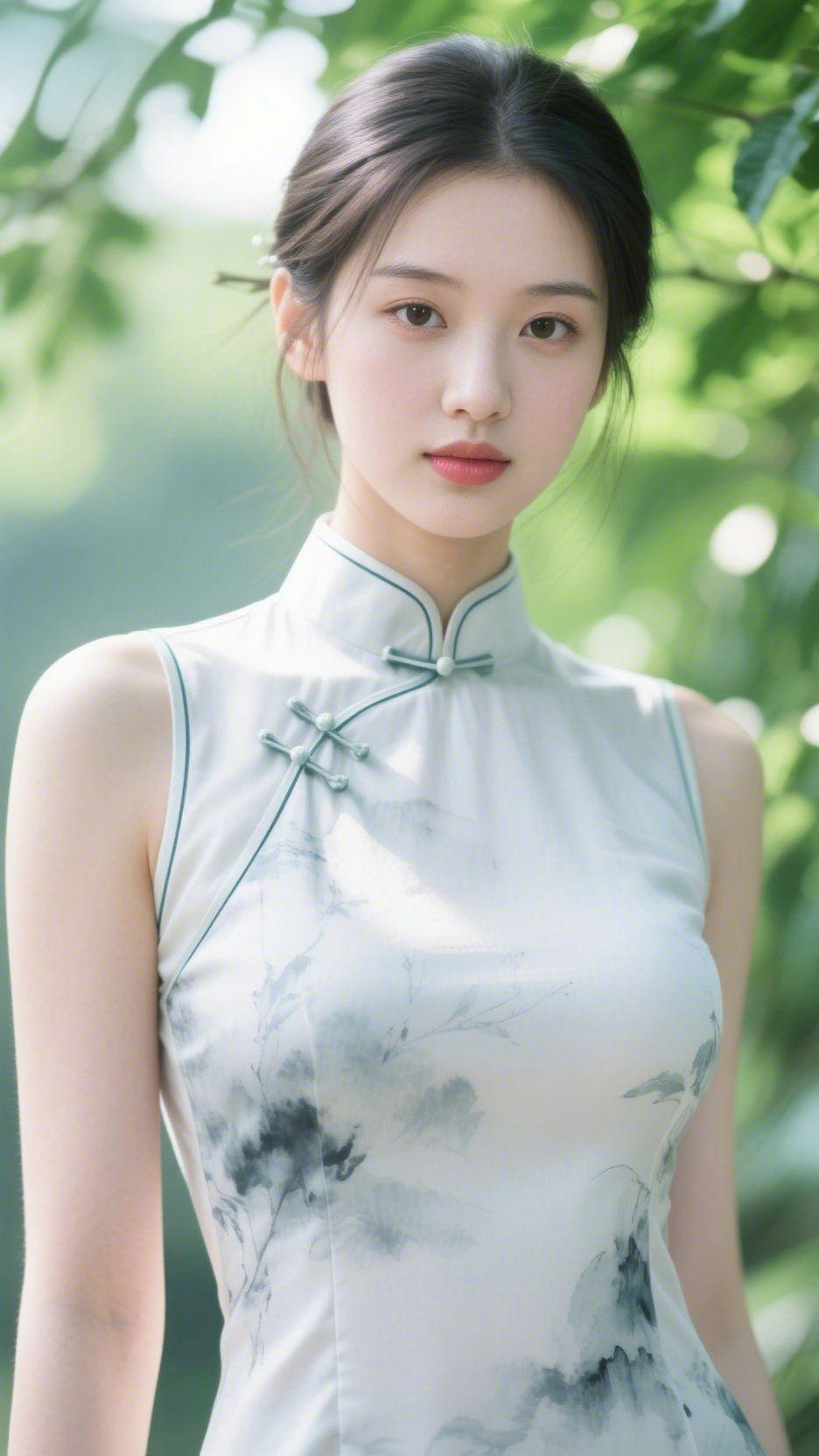 青枝摇碎一夏凉风掠过层层枝叶，把日光揉成细碎光斑，在地上晃出满幅斑驳。清润