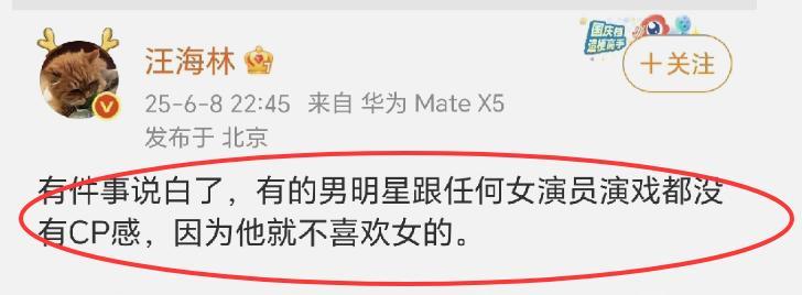 汪海林，这是说的什么话？一个搞编剧的人没事做了吗？硬是把自己搞成了一个为流量