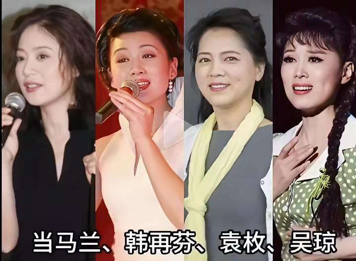 黄梅戏四朵金花马兰、韩再芬、袁枚、吴琼，个个实力非凡。舞台上她们扮相绝美、唱腔动
