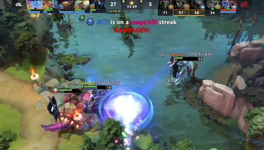 YB决胜局遭GL碾压以1胜3负的战绩无缘下一轮遭到淘汰，这把居然让对面前两手就点