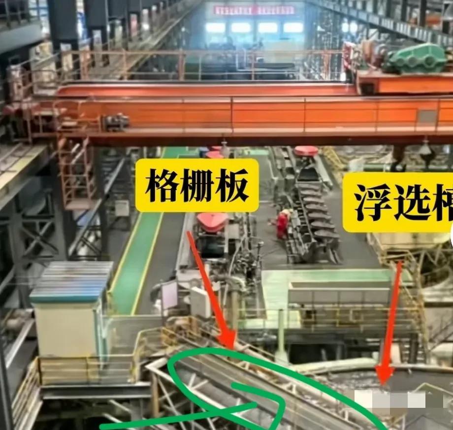 浮选槽里面都是矿浆罐高度有十几米，里面的矿浆你可以理解为泥石流或者混凝土，如果有
