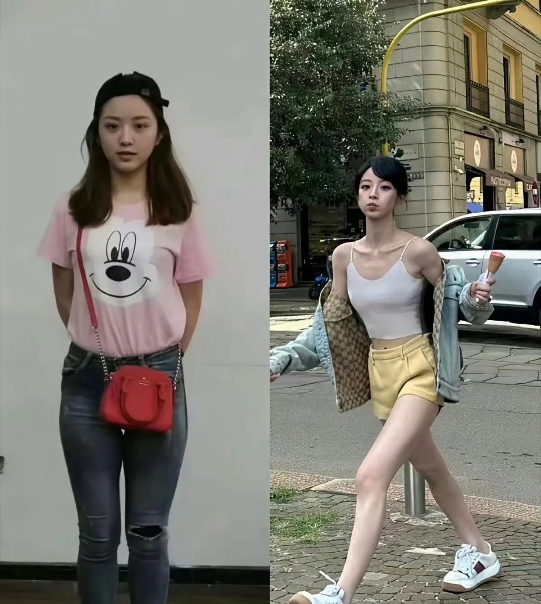 田曦薇和李兰迪对自己太狠了吧。早期和现在体型差了有一圈，果然不是人人都能当明星的