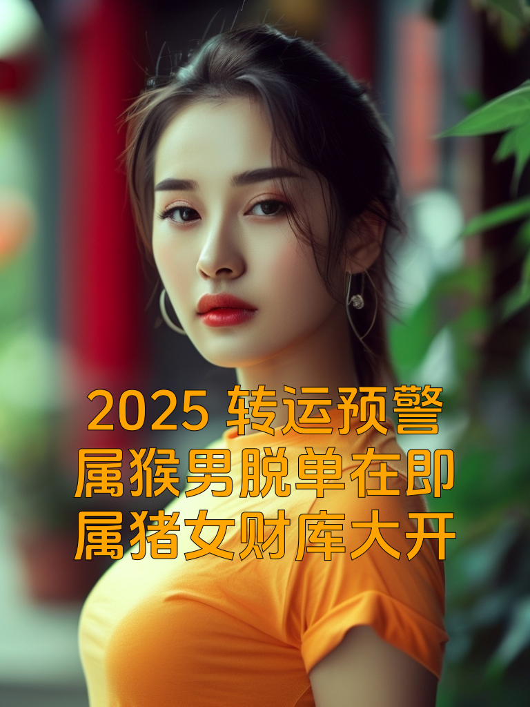 2025转运预警！属猴男脱单在即，属猪女财库大开