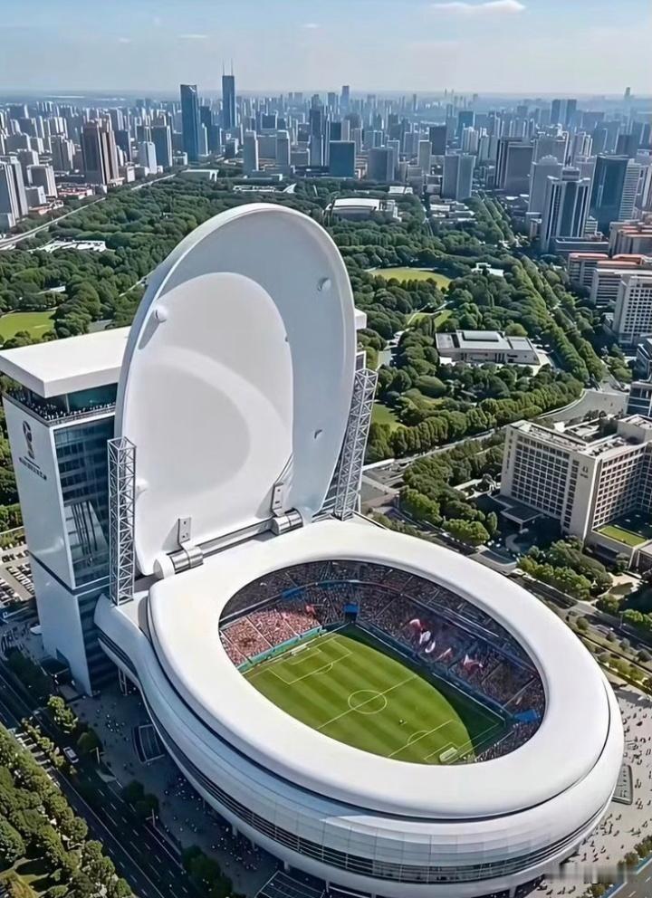 如果真的这样设计、建设一个足球场怎么样？给谁当主场最合适？