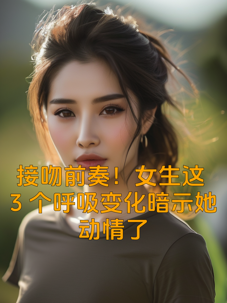 接吻前奏！女生这3个呼吸变化暗示她动情了