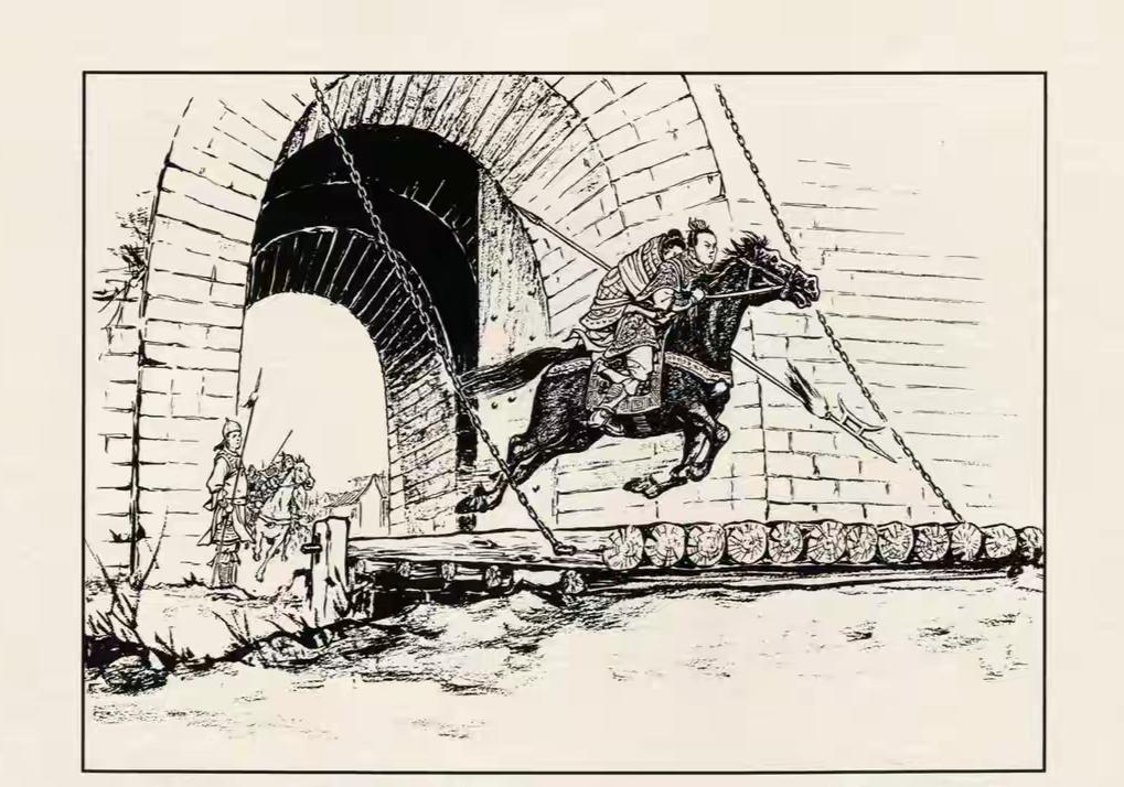 三国演义连环画：这员猛将是谁？背着女儿要出城去突破曹军重围！勇猛比赵云大战长坂坡