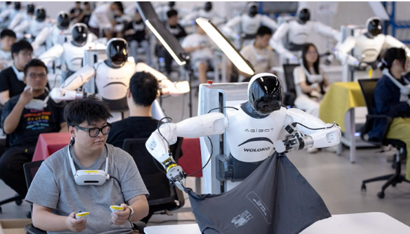 华尔街刊文质疑中国机器人：台前演示动作行云流水，背后竟是工作人员远程操控？ 最近这段时间，一篇来自《