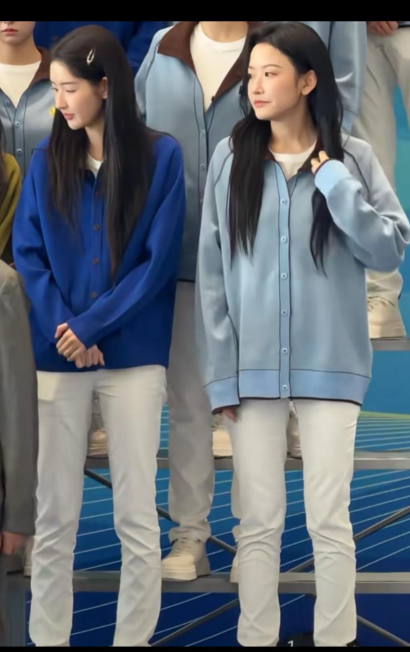 韩雨彤和王玉雯同框，这骨相对比太明显了大家有没有发现长剧演员不管五官咋样，人