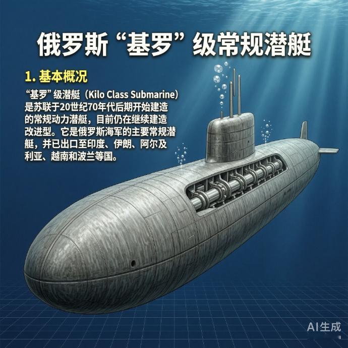 军事ai新视野俄罗斯“基洛”级常规潜艇“基洛”级潜艇（KiloClassS