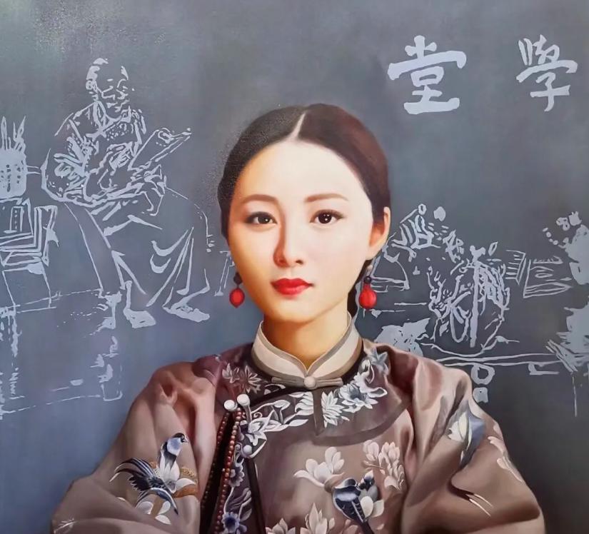 1900年，慈禧问周莹：“你有丈夫吗？”周莹回答说：“太后，我守寡14年了！”慈