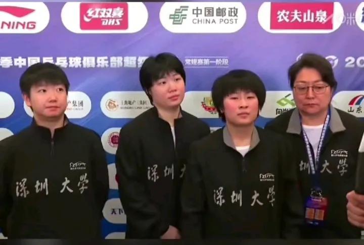 这次乒超联赛深大幼儿园女队魅力无限啊！莎莎不用上场自带流量，有小曼姐、小蘑菇姐、