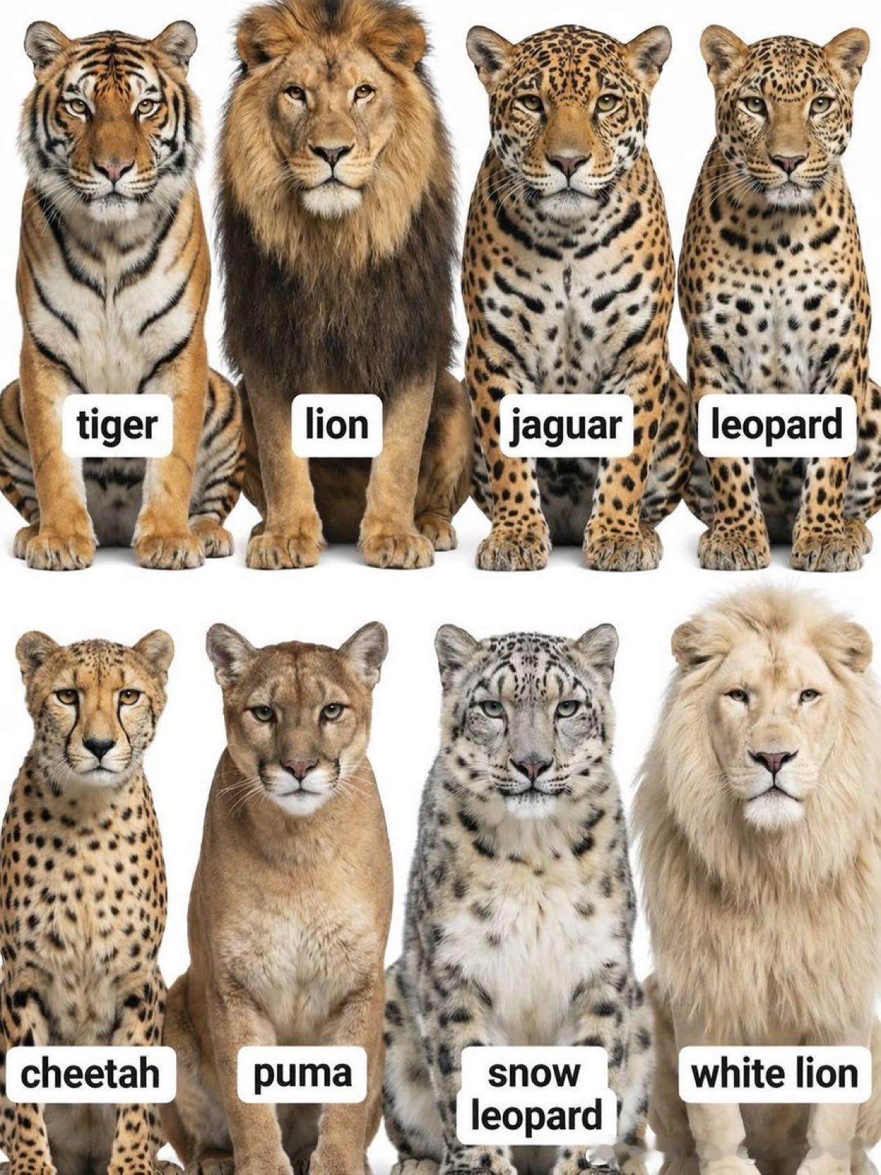 你分得清这些猫吗？