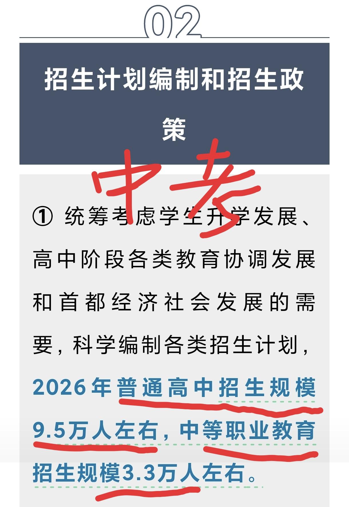 定了，又有一个区开始试行高中登记入学！同时，2026年北京中考总分为510分，初
