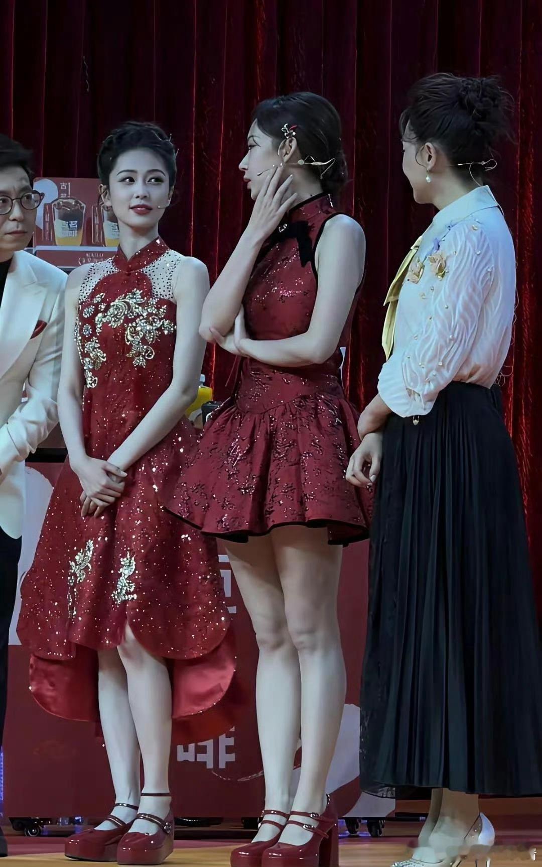 程潇身材很曼妙上身好看，全身就被白鹿秒了