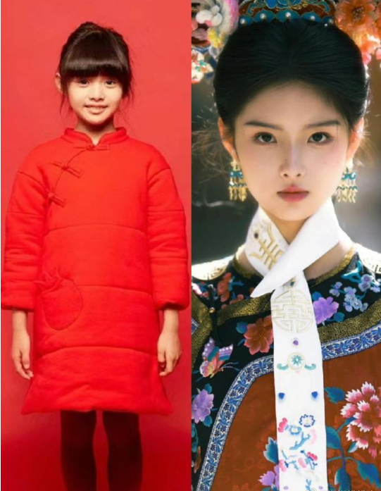 她真是少见的长大后比小时候好看的人​​​