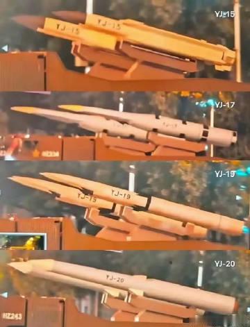 九三阅兵解读这次一口气亮相了四款新型反舰导弹，刀哥觉得必然会刷新五角大楼对中